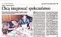 Chca integrowac spoleczenstwo Sztafeta 2009-04-16